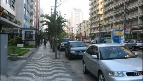 CET restringe estacionamento (Santos)